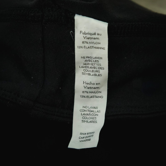 Alo Size Small S Black Airbrush High Waist Wide Leg Flutter Split Leggings Pant - Picture 7 of 9